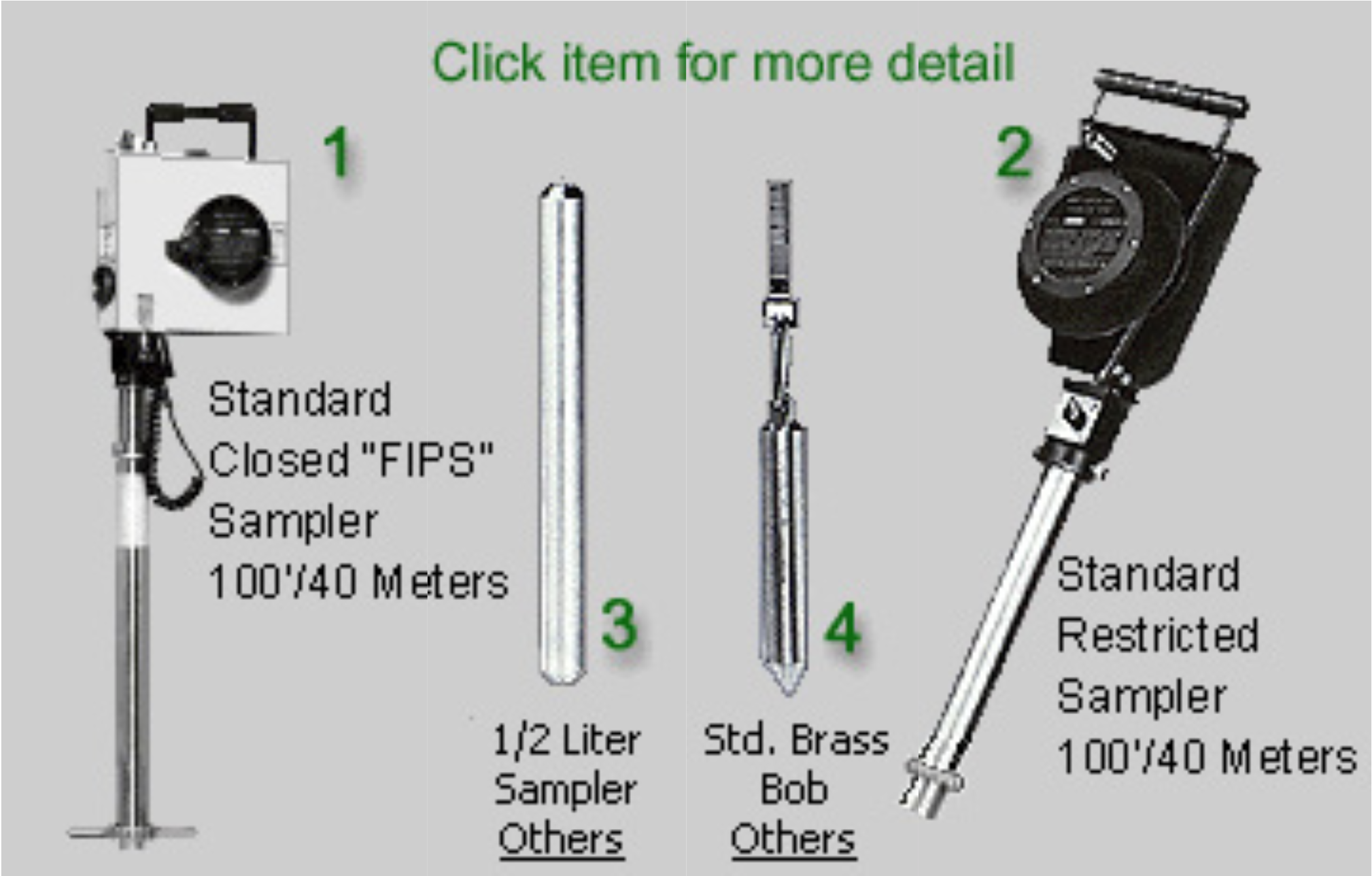 Sampling tapes and sounding equipments for petroleum and